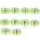 10pcs 200mm Aluminum Polyurethane Industrial Encoder Wheel Measuring Wheel for Measuring Rotary Encoder 1
