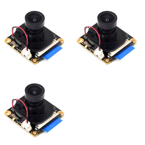 3X IMX290-83 IR-CUT Camera Starlight Sensor Camera 2MP Fixed-Focus Module for Raspberry Pie 4B/3B+ /3A+/Zero/Zero 2 W