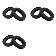 6x Replacement Ear Pads for WorkTunes Peltor Series Earmuffs Noise-Isolating Earmuffs Comfort Ear Muffs Cushions
