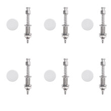 6 Set 86 mm Sugkoppsfäste Sexkantig Bussningsgänga Vakuumkopp Vätskenivåkompensator Formsprutningsmaskindelar