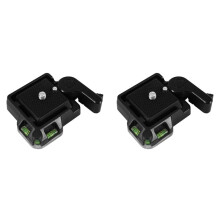 2X Schnell Wechsel Platte Plattform Montage Basis Camcorder Stativ Einbein Stativ Kugel Kopf für DSLR Kamera QR40 1 / 4,3 / 8 Schraube