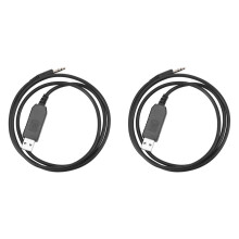 2X USB-Programmeringskabel för QYT KT-8900R,KT-8900D,KT-7900D Mobil SäNdtagare