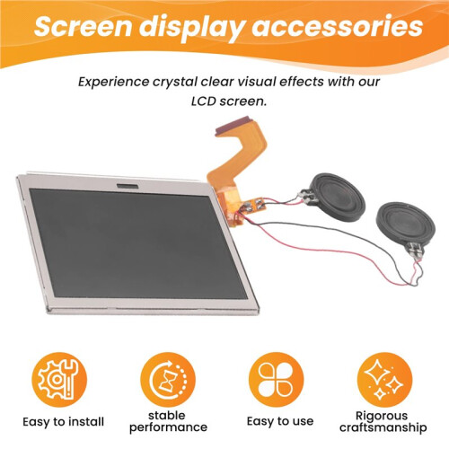 For NDSL NDSLITE Nds Lite Top Upper LCD Screen Display LCD Display Screen Replacement for 1
