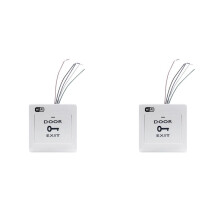 2X Tuya  Life WiFi Door Exit Button Voice Control Remotely Door-Opening Wireless Release Push  for Door Lock