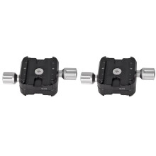 2X QR-50B Double-Layer Quick Release Clamp Holder Panoramic Shooting Clamp