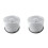 2pcs Large Capacity CD/DVD Storage Container Clear Plastic DVD Holder Compact Disk Organizer Space-Saving Design 1