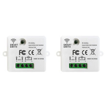 2X RF 433Mhz Light  Wireless Panel 10A   Remote Control Relay Receiver Module Transmitter for Bedroom