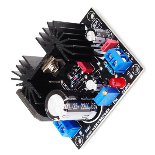 2X Adjustable Linear Regulated Power Supply Board LM338 5A Output Filament Voltage Regulation DIY Electronics Kit 2