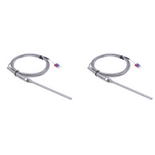 4X K-Typ 0-800 Grad Celsius Thermoelementfuehler Sensor 2M 6.5Ft