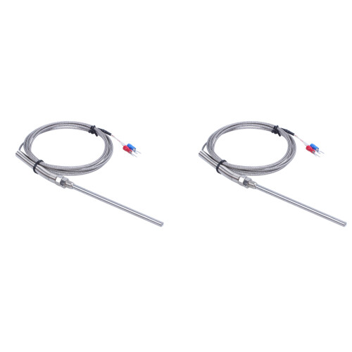 4X K-Typ 0-800 Grad Celsius Thermoelementfuehler Sensor 2M 6.5Ft