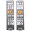 2X Universal  Remote Control Controller with Learning Function for TV SAT CBL 1