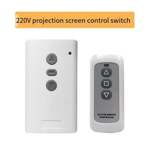 5X AC220 Wireless Remote and Receiving Controller for Electric Projector Screen Motorized Pantalla Projector 2