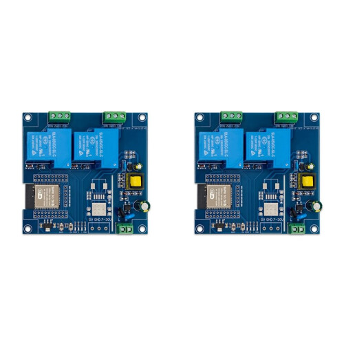 2X ESP32 2-Channel 30A Relay Module  WiFi Development Board AC220V Support Secondary Development