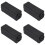 4X 4PIN NL4FC Speakon Coupler Adapter Extender Audio Speaker Panel Mount Straight Connector 1