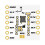 12 Pezzi LSM6DSV + Modulo QMC6309 per Tracker SlimeVR e per Tracker Slime Smol, Modulo Sostitutivo ICM-45686 + Modulo QMC6309 8