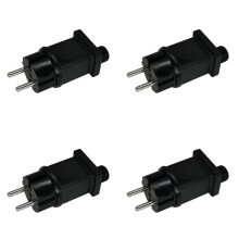 4X 4.5V 4.5W Stekker LED-Voeding LED-Transformator Stekkeradapter IP44 Waterdichte Stroom Kerstlampadapter EU-STEKKERST