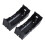 Plastic Single 26650 Battery Holder Case Storage Box 30Pcs Black 2