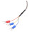 8X 0-400C PT100 Type 5mm x 50mm Temperature Controller Thermocouple Probe 2 Meters 3