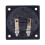3X Square Shape Double Binding Post Type Speaker Box Terminal Cup Black 2