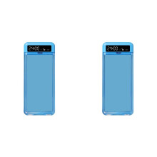 2X New Phone Lock Box with Timer LCD Display T-Shaped Opening Phone Box Phone Locker Adult Student A
