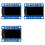 3X IPS RGB Display 0,96 Polegadas 7P SPI HD 65K Módulo LCD Colorido ST7735 Drive IC 80X160 (Não OLED) 1