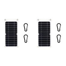 2X 6W Solar Panel USB Solar Cell Outdoor Hike Battery Charger System Solar Panel Kit for Mobile Phone Power Bank Watch