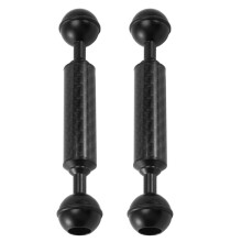 2X Carbon Fiber Float Extension Arm 1 Inch Dual Diving Camera Photography D20mm 5 Inch Underwater Buoyancy Tripod