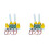 2X Four-Spray Humidifier Module Humidifier Control Board Atomizer Driver Board Four-Spray Humidifier Module,Set D 1