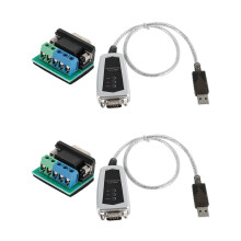 2X USB to RS485 RS422 Serial Converter Adapter Cable FTDI Chip for Windows 10 8 7,XP and