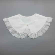 (Bead)Fashionable Faux Collar For Kids With Plant Print And Sun Block For Wear Autumn