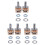 6 Pcs B50K 50K Ohm 6 Terminals Dual Linear Rotary Taper Potentiometers 1