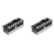 2X AB400 Dual Channel Amplifier Board 400W X2, TA1943/TTC5200 2.0 High Hifi Power Amplifier for Passive Speaker