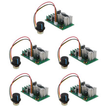 5X Regolatore di Velocità Motore  PWM 20A 12V 24V 36V 48V con Interruttore A Manopola Potenziometro