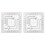 2X Square Military Coordinate Scale Gradient för Land Navigation, Military Style UTM/MGRS Coordinate Scale 1