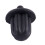 100X Black Rubber 6.35mm Audio Jack PC DVD Microphone Socket Dust Cover 4