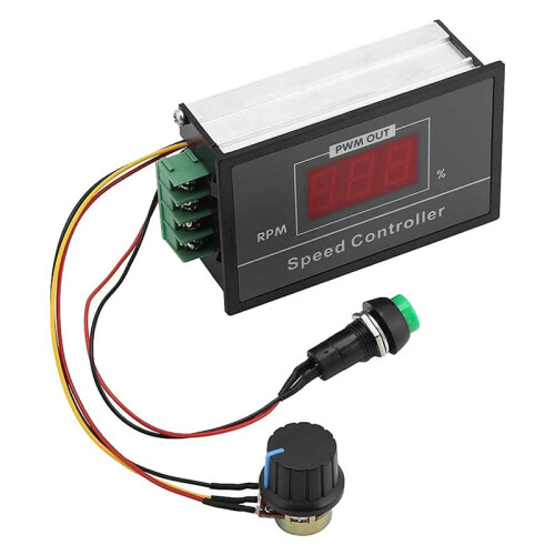 4X  6-60V PWM  Motor Speed Controller (PWM) Speed Adjustable Stepless Governor Regulator, Motor Speed Controller 1