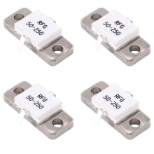 4X 250Watt 50Ohm Flange Resistors RFR 50-250 250W 50Ohm Reference RFP 250-50RM 31-1076 31A1076F RFR 250-50 RFR50-250