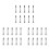 30PCS Universal Stylus Pen Transparent Disc Capacitive Screen Touch Pen Replacement Tip Drawing Writing Nib Pencil 1