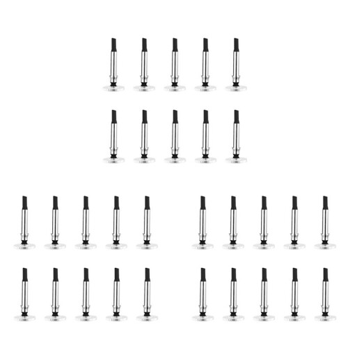 30PCS Universal Stylus Pen Transparent Disc Capacitive Screen Touch Pen Replacement Tip Drawing Writing Nib Pencil