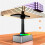 3X 3-in-1 Mobile Phone Holder, Audio Power Bank,  Call Speaker, Multi-Function Foldable Rotating Desktop,Gray 6