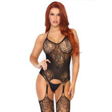 LEG AVENUE - BODYSTOCKING ENCAJE