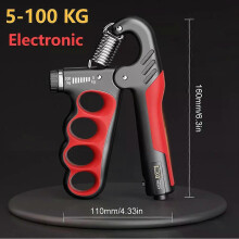 (Red) 10-120Kg/5-165kg Hand Trainer Gym Training Hand Grip Exerciser Wrist Forearm Strength Adjcomtable Heavy Arm Carpal Power Expander