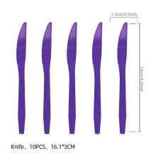 (10 knives) Saja BoysPOP Witcher Girls Theme Birthday Party Supplies Set: Paper Plates, Tissues, Tablecloth