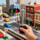 (Single Side)Construction Block Traffic Light Set For Creative Play And Modeling Railway 5