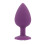 Toosh Purple Silicone Butt Plug Large 1