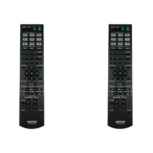 2X RM-AAU135 Remote Control for  STR-KM3 STR-KM5 AAU136 SS-MSP7M Power Amplifier Remote Control Replacement