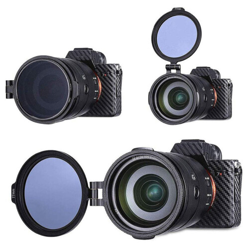 2X ND Quick Release  Bracket Lens Filter for DSLR Camera Photography Lens Bracket 77MM 1