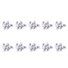 100 Piezas Conector UHF Macho PL259 Enchufe Soldadura RG8 RG213 LMR400 7D-FB Cable Plata