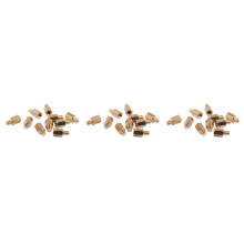 30 Pcs PC PCB pour Carte Mere En Laiton Hexagonal Cylindre En Cuivre M3 6 + 4mm