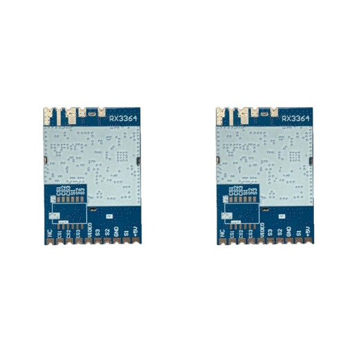 2X 3.3G FPV VRX Module RX3364 Wireless Receiver Module Wireless Analog Receiver FPV Audio Video Transmission Module